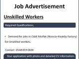Job Advertisement