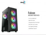 Aerocool Falcon V2 4x12cm ARGB LED Fan, Tempered Glass Yan Panel, USB 3.0 ATX Oyuncu Kasası (AE-FLC-