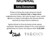 SATIŞ DANIŞMANI - MÜNHAL