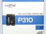 Crucial P310 1TB 7100MB/s - 6000MB/s Gen 4 PCI-e NVMe M.2 2230 SSD