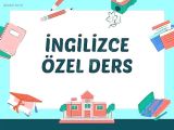 İngilizca özel ders verilir