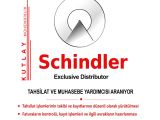 Kutlay Mühendislik - Schindler - Tahsilat ve Muhasebe Yardımcısı