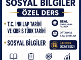 T.C. İNKILAP ve KIBRIS TÜRK TARİHİ ÖZEL DERS